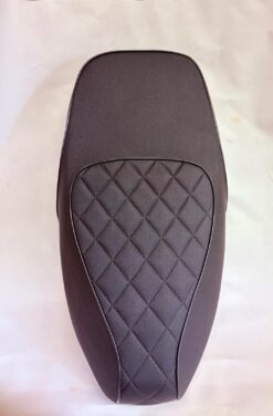 Complete Custom Buddyseat Black Diamond Stitch Vespa